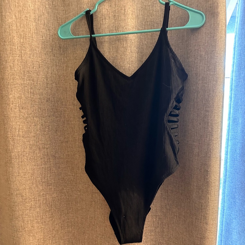 PINK one piece with cutouts